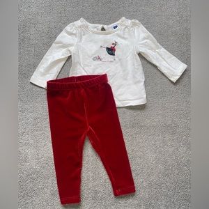 Janie and Jack Baby girl outfit size 3-6 Months